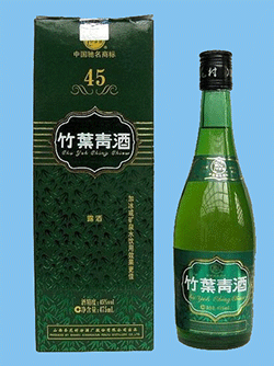 45度牧童盒竹葉青酒