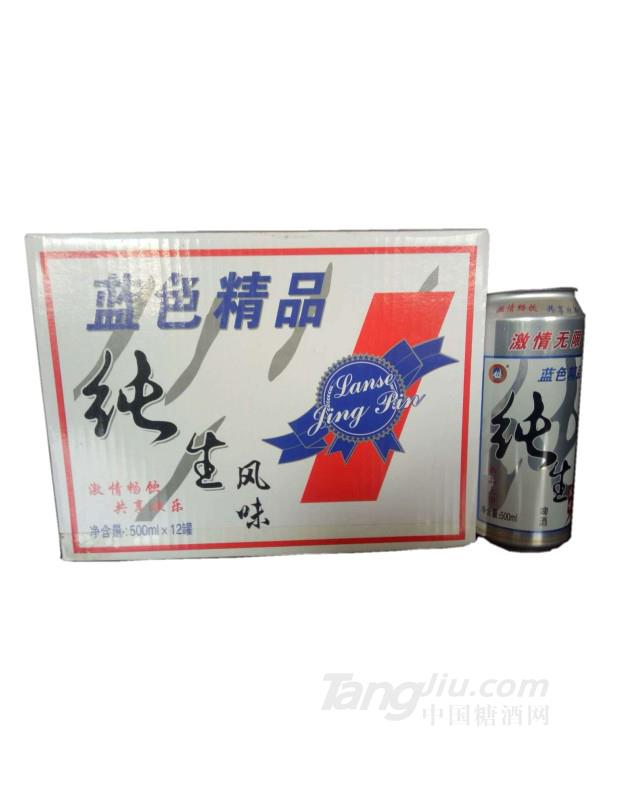 藍色精品純生風(fēng)味500ml×12罐