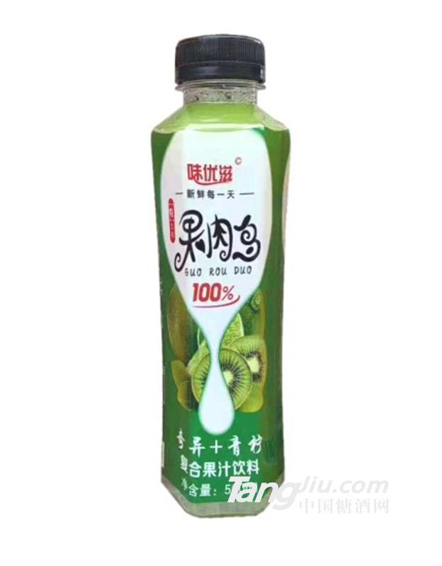 味優(yōu)滋果肉多奇異+青檸500ml