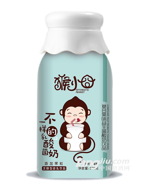 猴小囧添加果粒乳酸菌-380ml