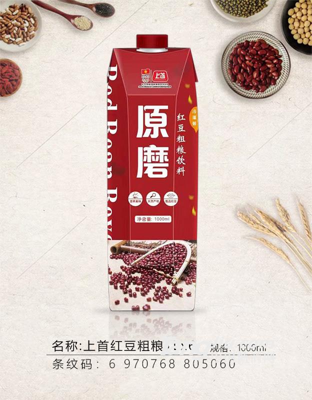 上首原磨紅豆粗糧飲料-1LX6